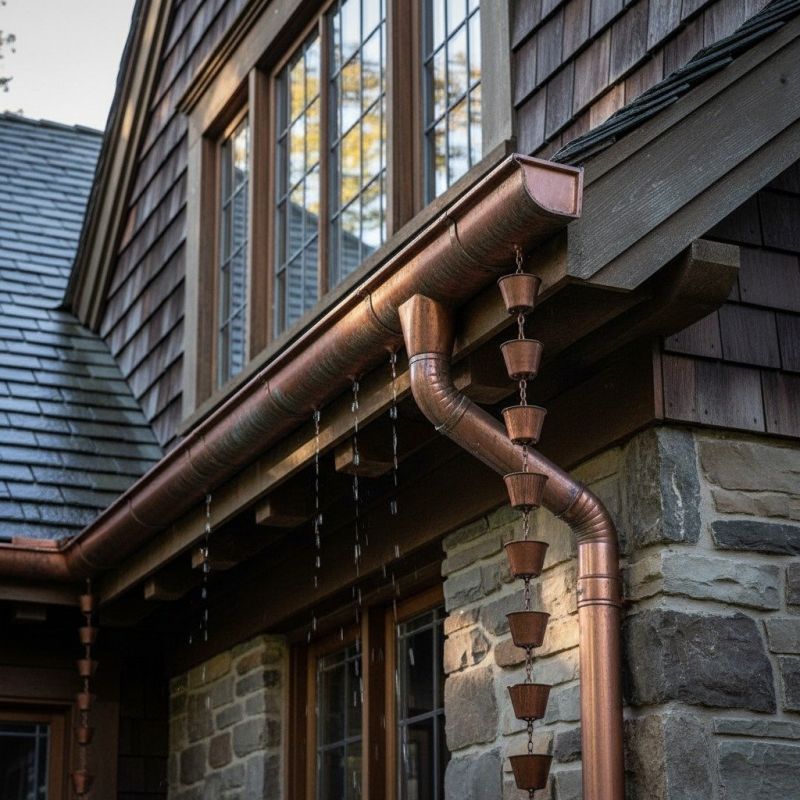 Benefits Of Residential Copper Gutters Installation For Long-Term Performance